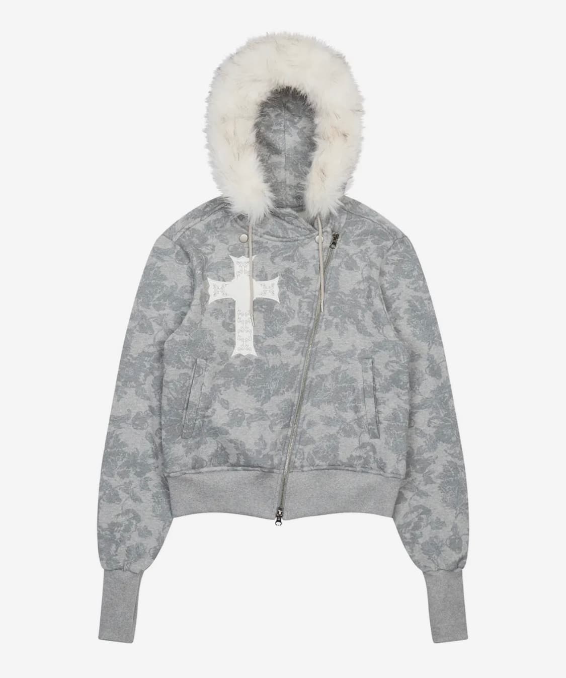 러브이즈트루 GT FUR UNBALANCE HOOD ZIP UP 후드집업 상품이미지1