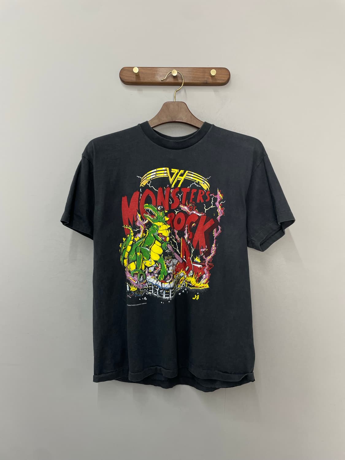 빈티지 몬스터스 오브 락 부틀렉 프린팅 반팔 H2542 상품이미지2