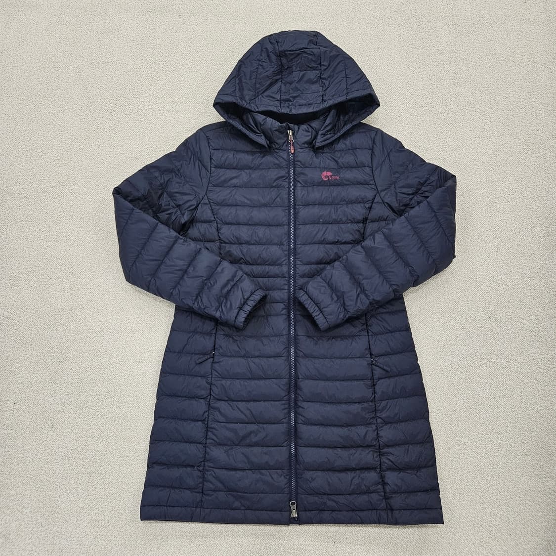 [L] 네파 후드 경량 구스다운 롱패딩 자켓 1209J1 상품이미지1