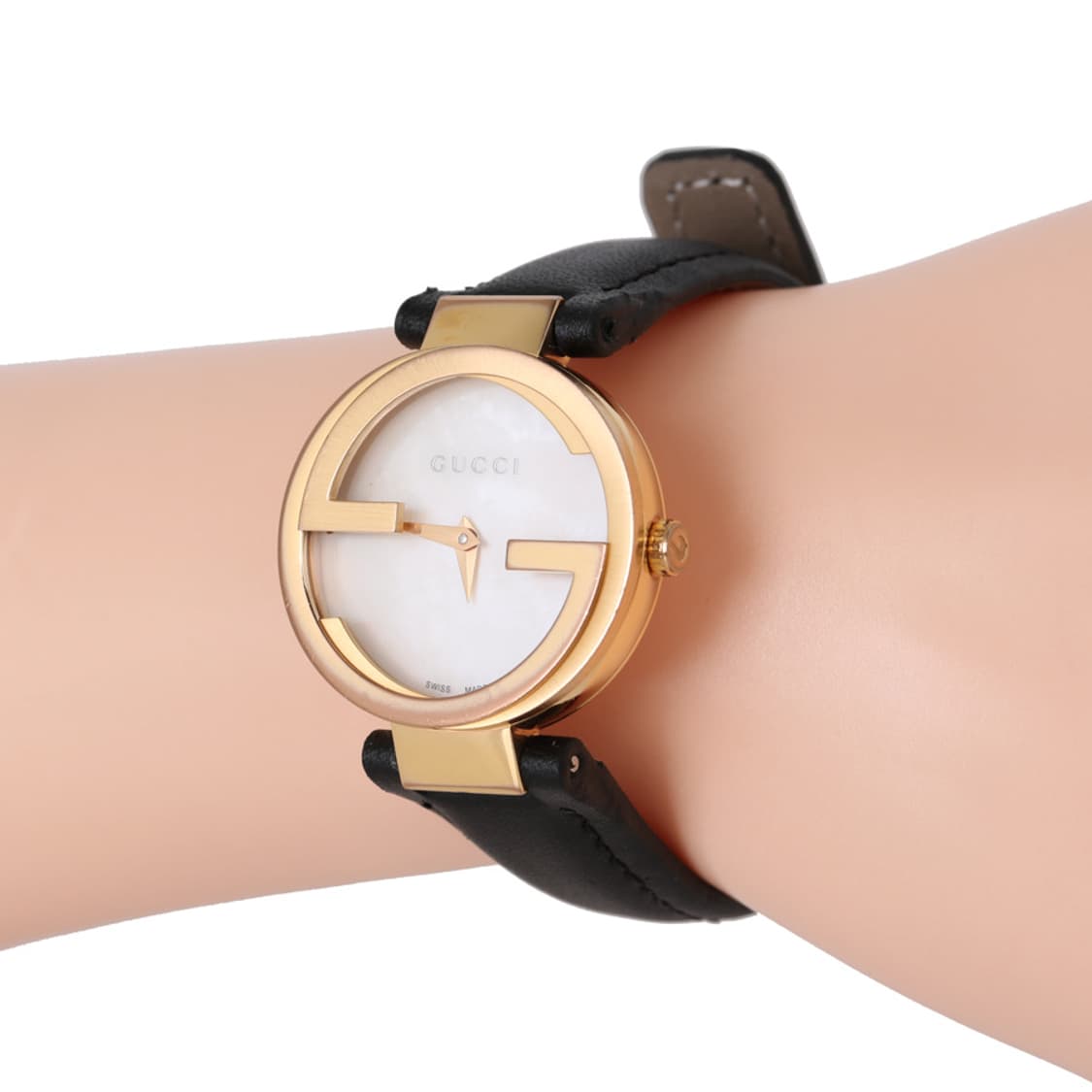 구찌 인터로킹 시계 골드 가죽 워치 미니시계 YA133515 상품이미지9