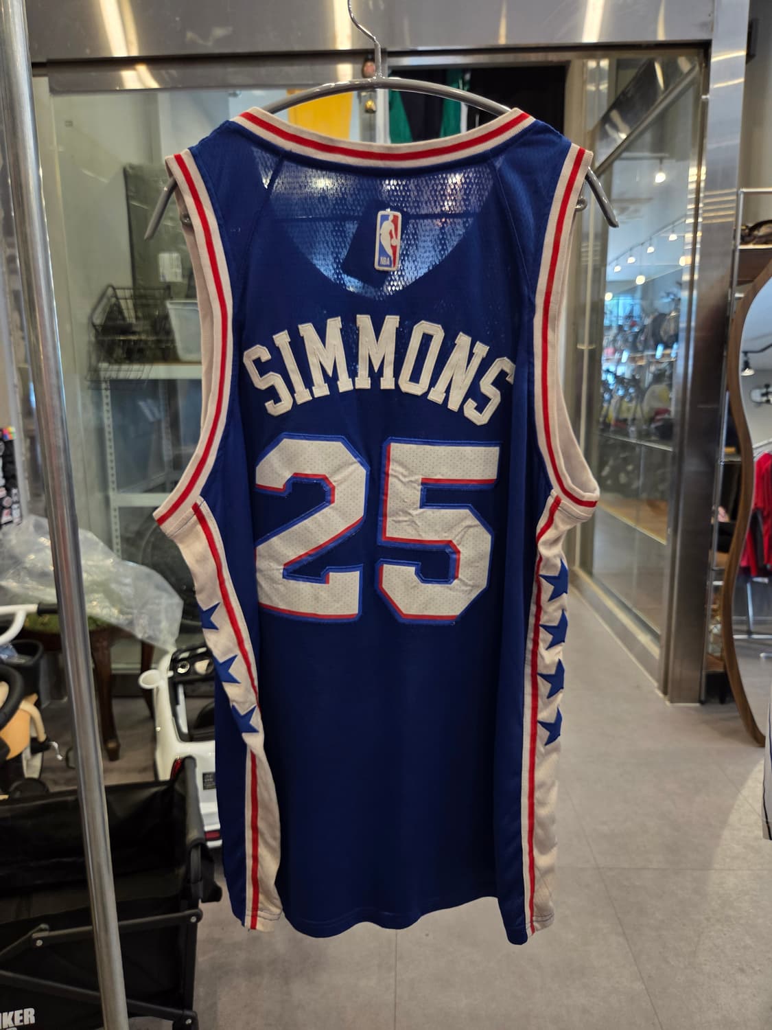 [할인]나이키 필라델피아 76ers 벤 시몬스 스윙맨 저지 상품이미지2