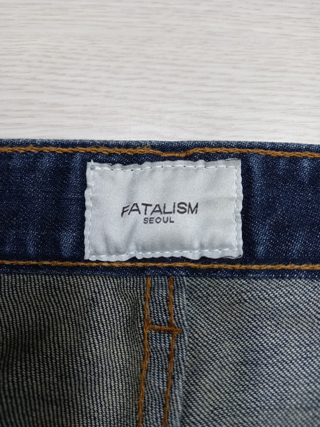 28 FATALISM Seoul 워싱 스판 슬림일자진 28-915 상품이미지7