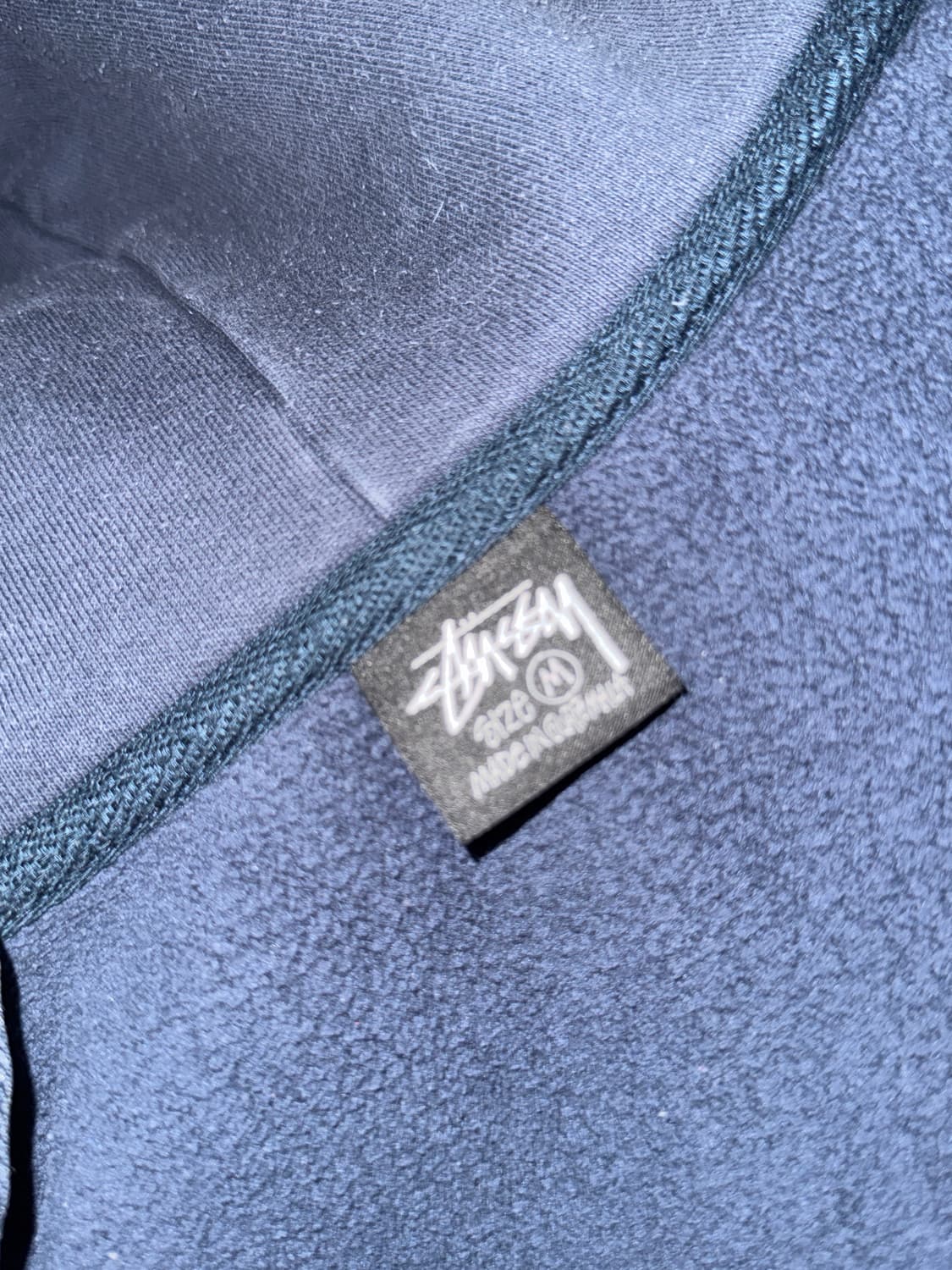 스투스 후드티 네이비 M 상품이미지3