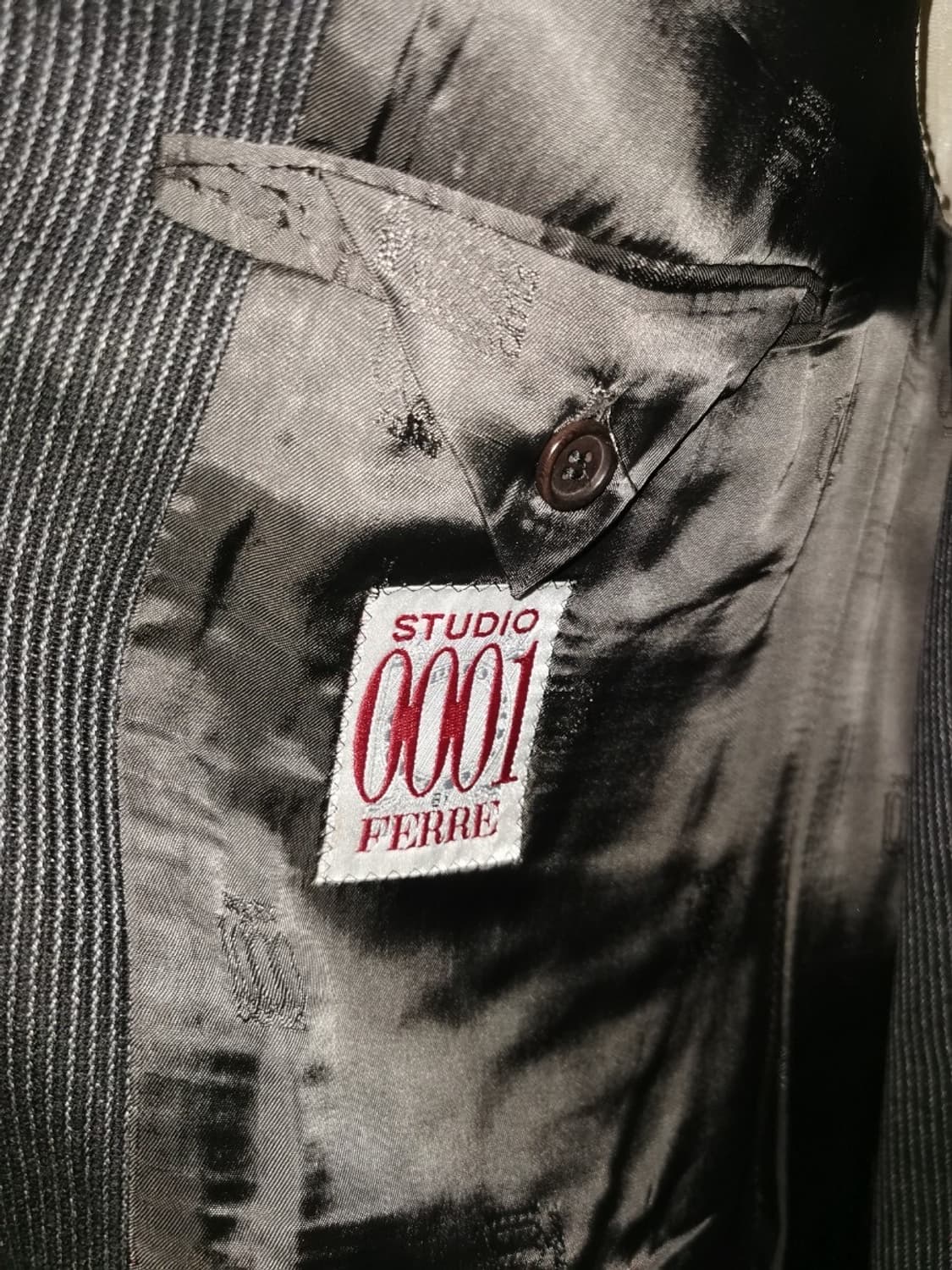 🌂🕴️지안프랑코 페레 | 그레이 스트라이프 3피스 수트 | 신사 상품이미지8