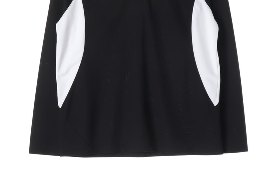 엄브로 블랙 화이트 배색 긴팔 카라티 XL 상품이미지4