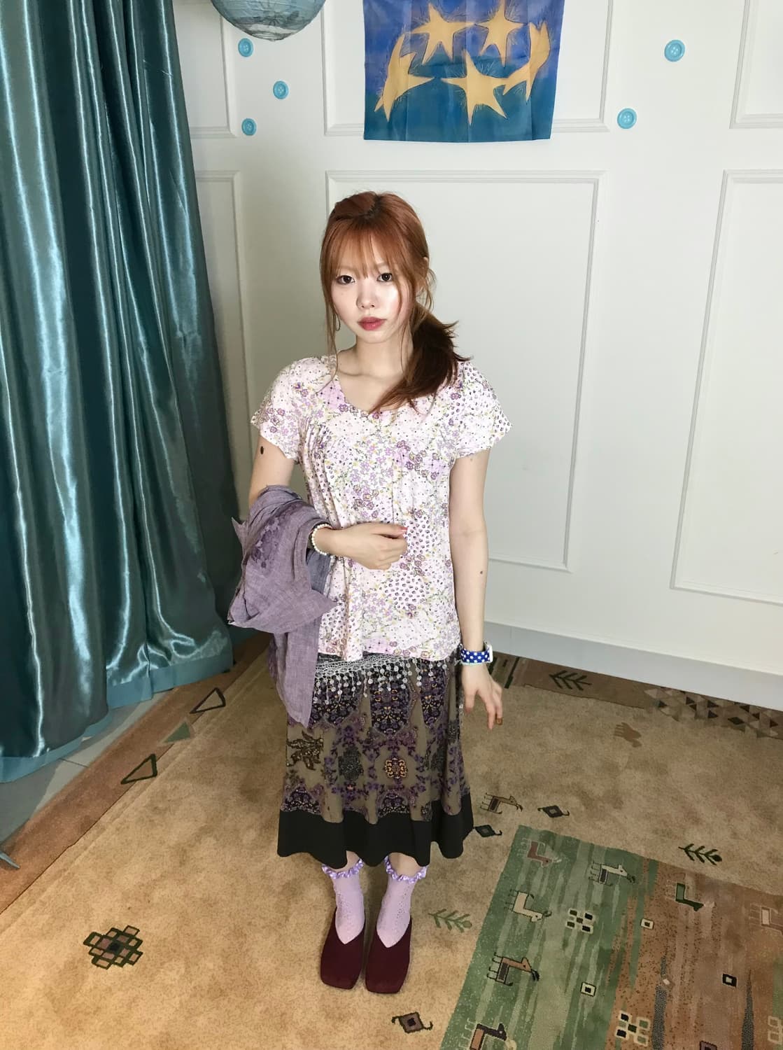 빈티지하면서도 괴짜 무드가 느껴지는 코디𖧧𓂃˖₊☂️🫧 상품이미지5