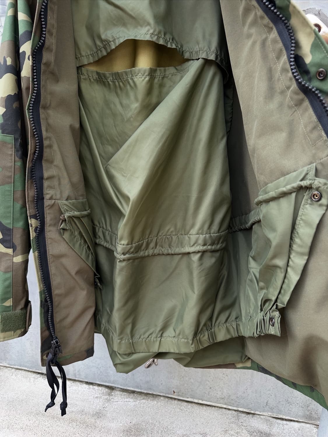 90s 미군 Ecwcs 우드랜드 고어텍스 파카 상품이미지8