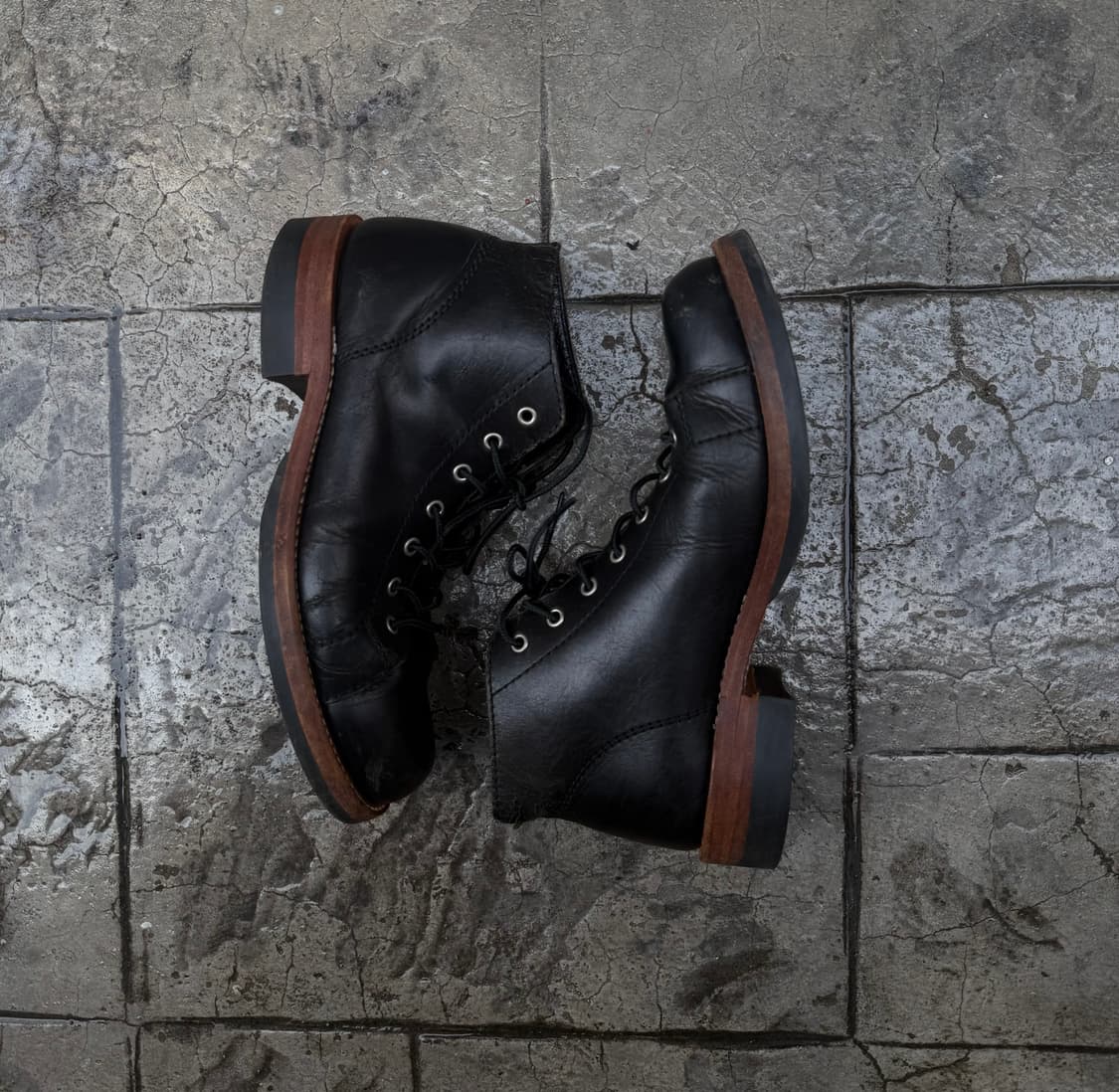 꼼데가르송 옴므 우드솔 레더 부츠 상품이미지4