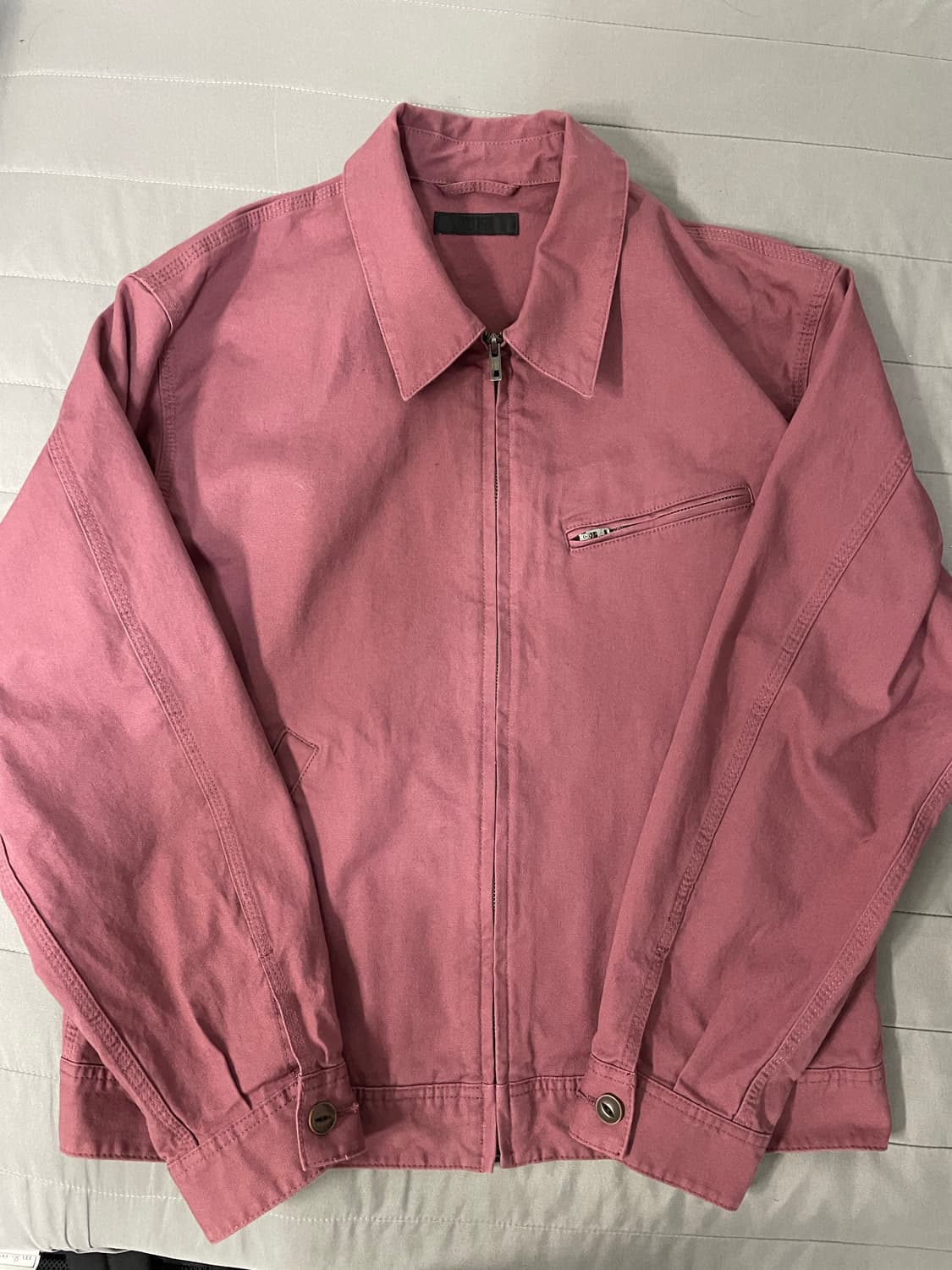 유니클로 집업 블루종 퍼플 L 상품이미지1