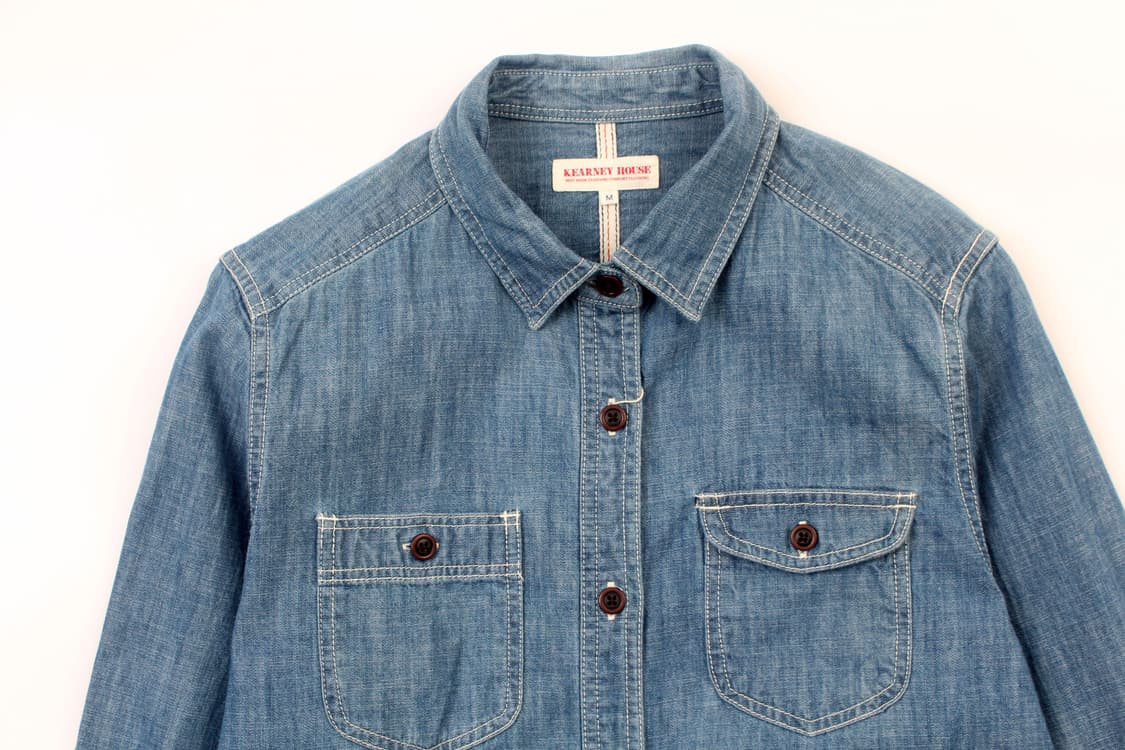KEARNEY HOUSE Chambray Denim Shirt 상품이미지3
