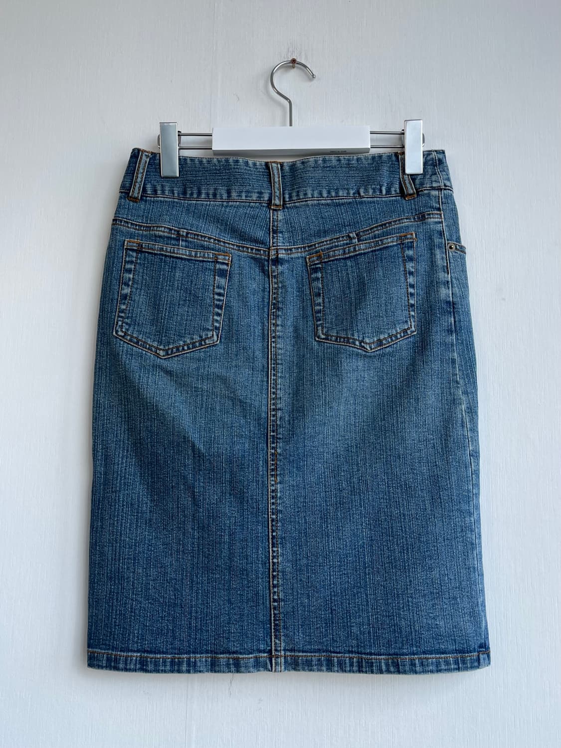 Poudre 집업 러플 데님 스커트 상품이미지4