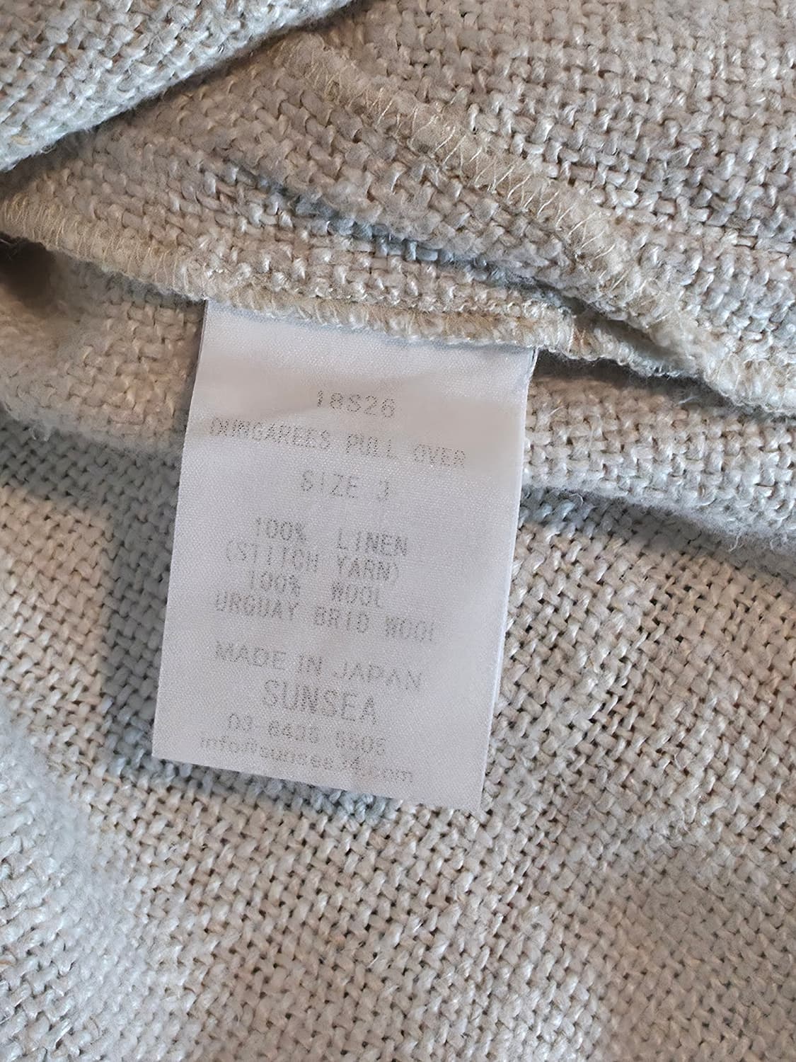 Sunsea linen detail knit 상품이미지6