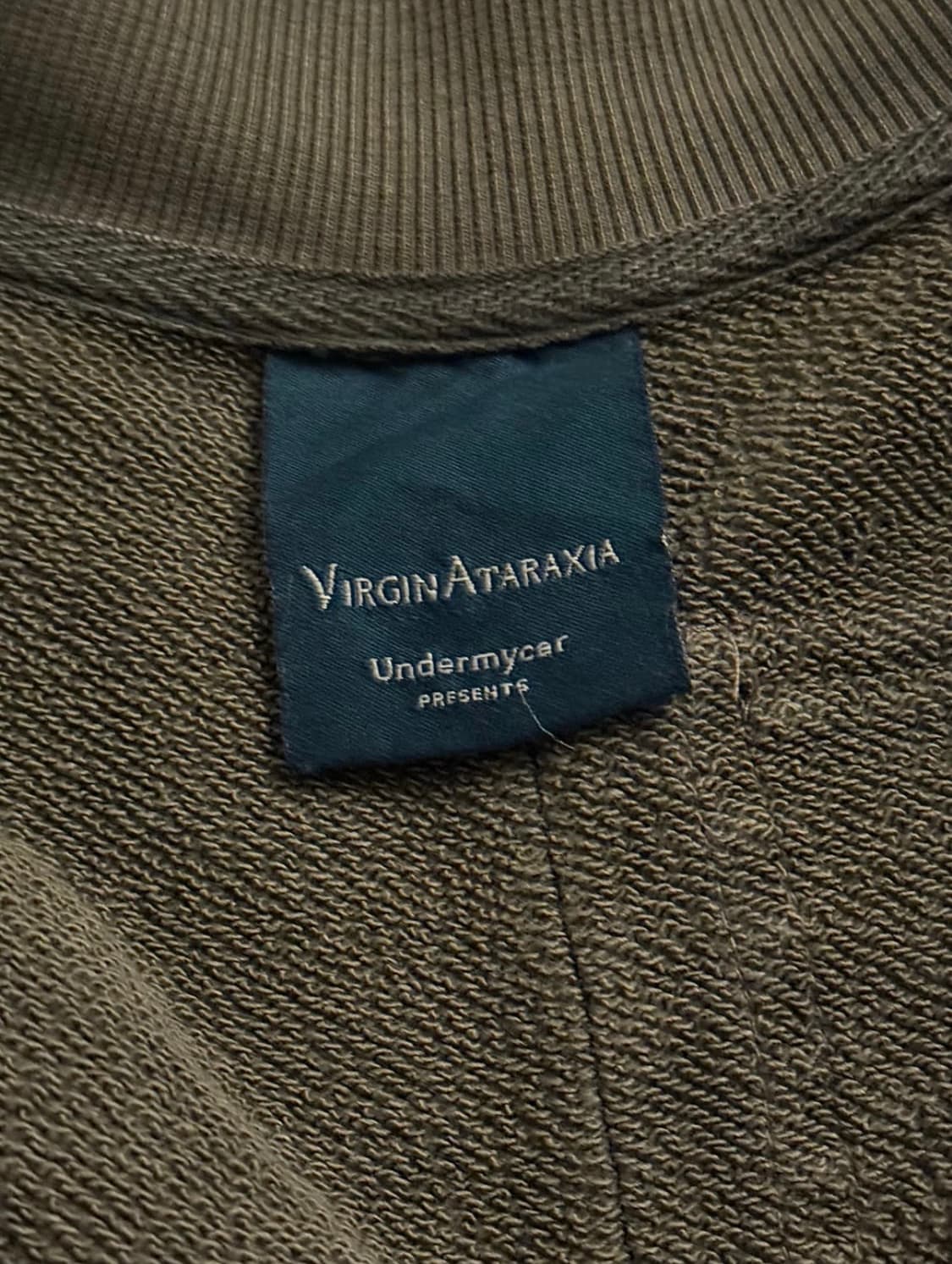 언더마이카 멀티패치 빈티지 가오어 집업 카키 상품이미지6