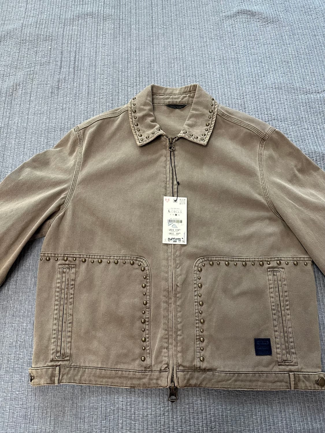 (L) 자라 웨스턴 스터드 자켓 상품이미지1