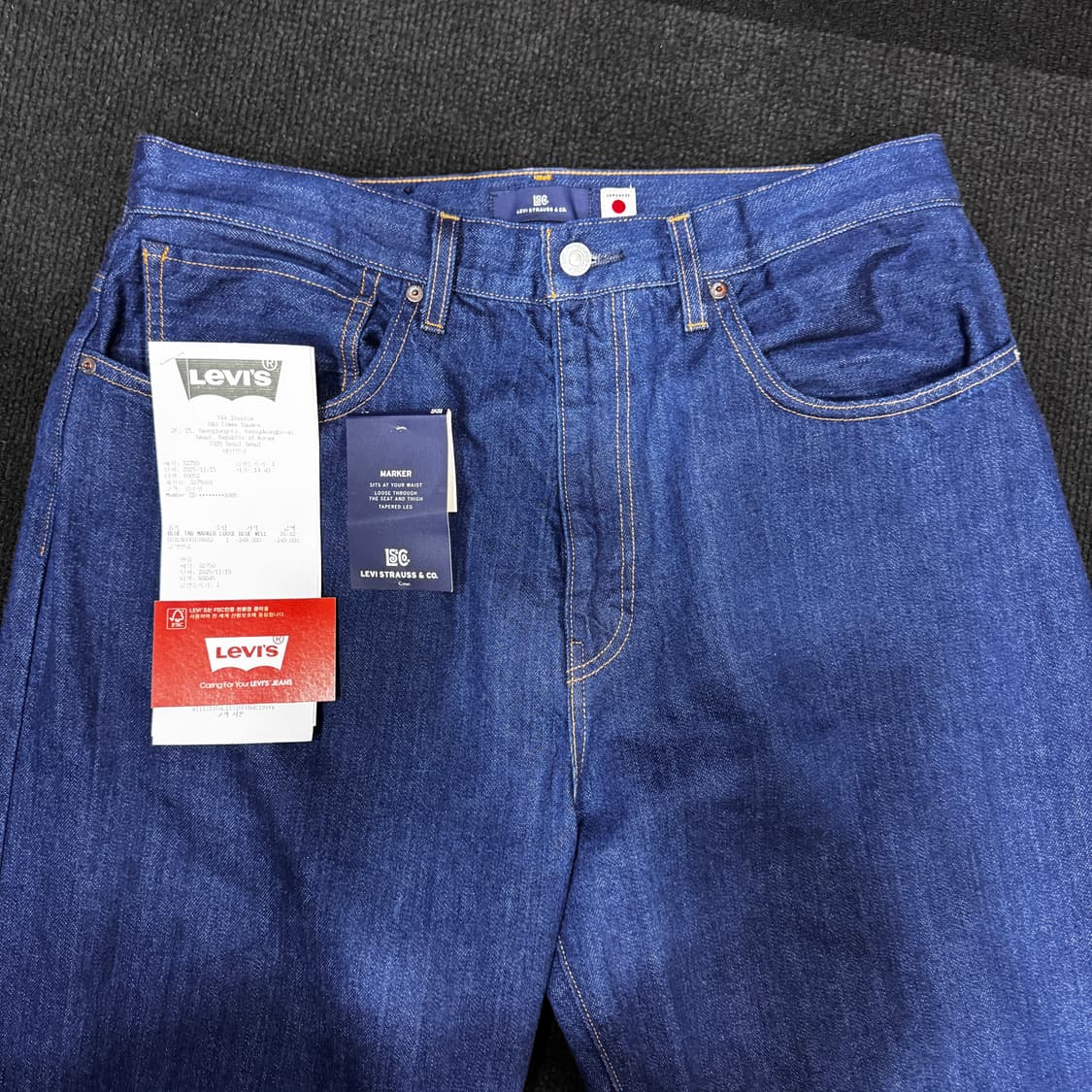 [34x32] 리바이스 블루탭 마커 루즈 진  상품이미지2