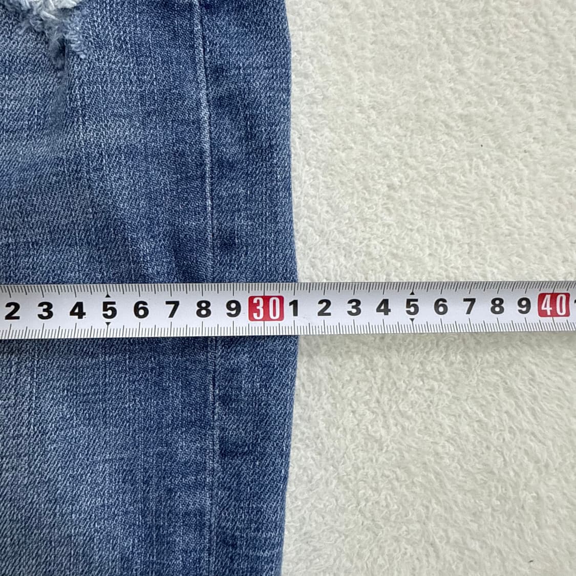 46 새상품 자라 데미지 데님팬츠 0427T 상품이미지7