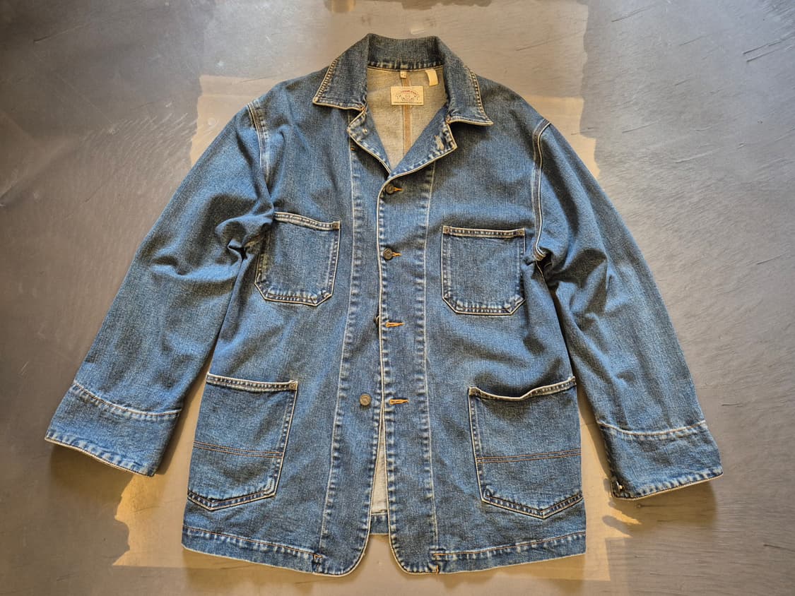 90s Armani jeans 데님 초어 자켓 상품이미지1