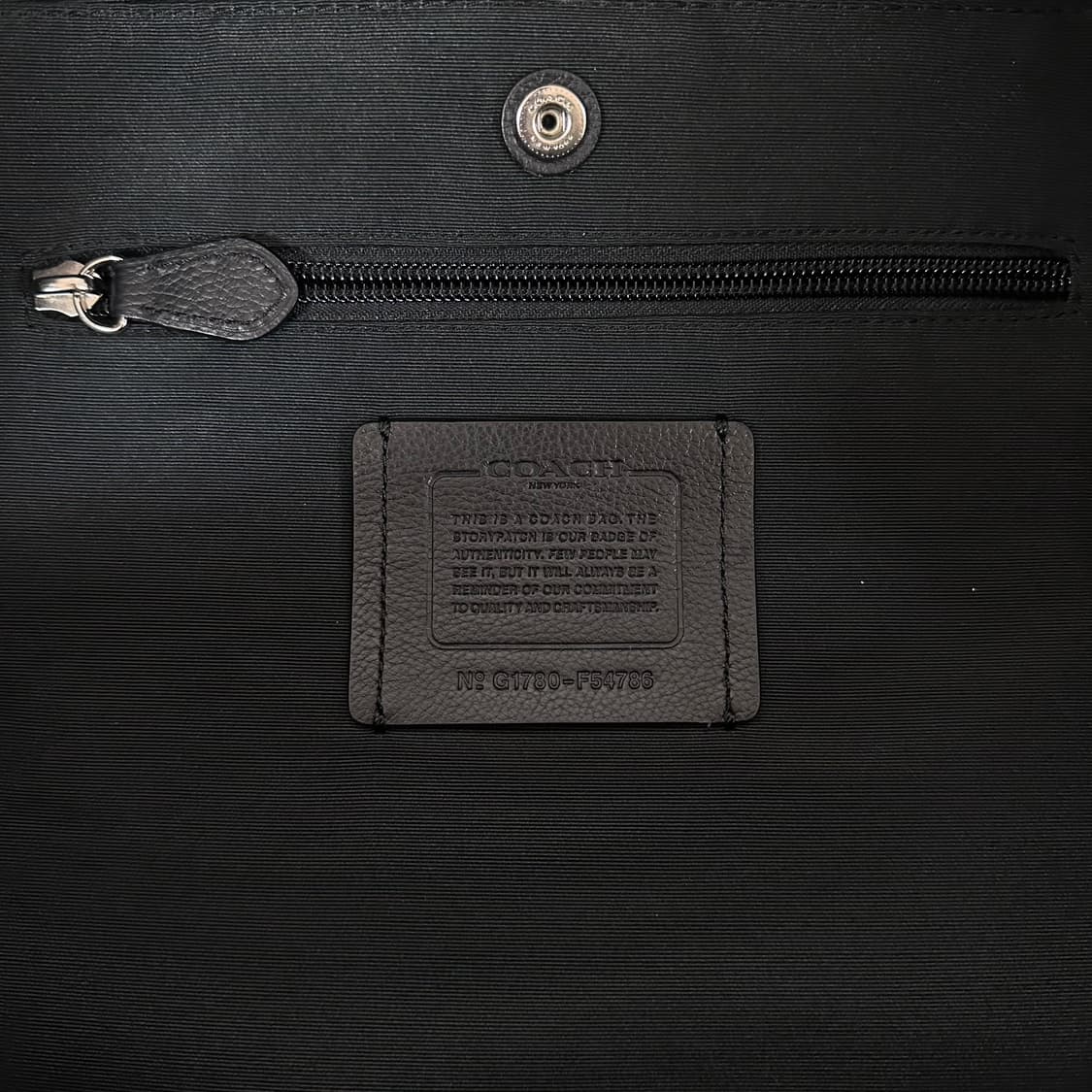 COACH 코치 가죽 백팩 가방 블랙 상품이미지8