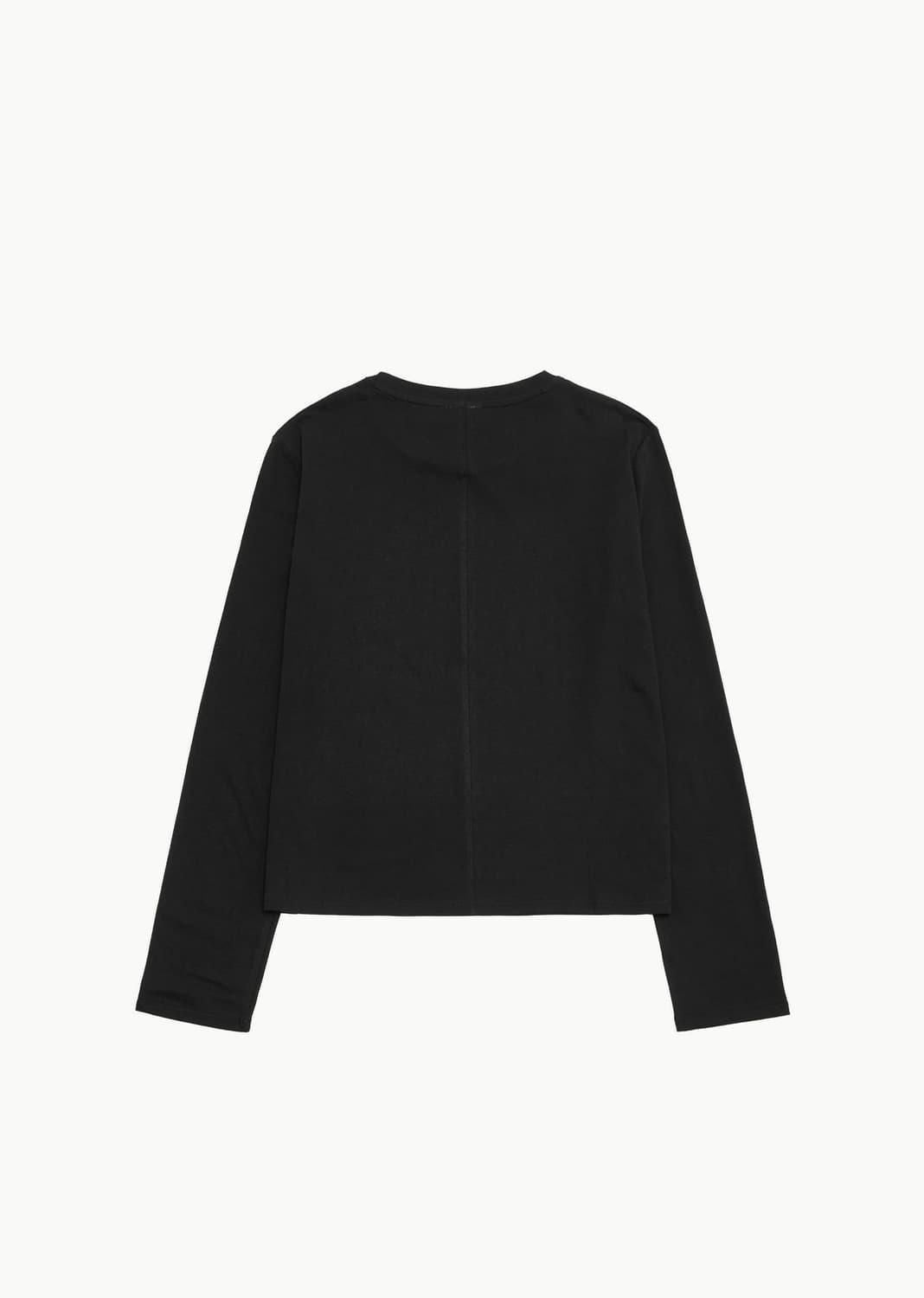 [3] MUDULE SEMI LONGSLEEVE 머듈 세미 롱슬리브 블랙 상품이미지5