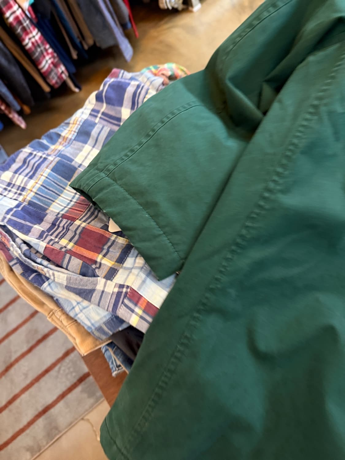  폴로 랄프로렌 플리스 안감 코튼 커버올 자켓 L XL 상품이미지5