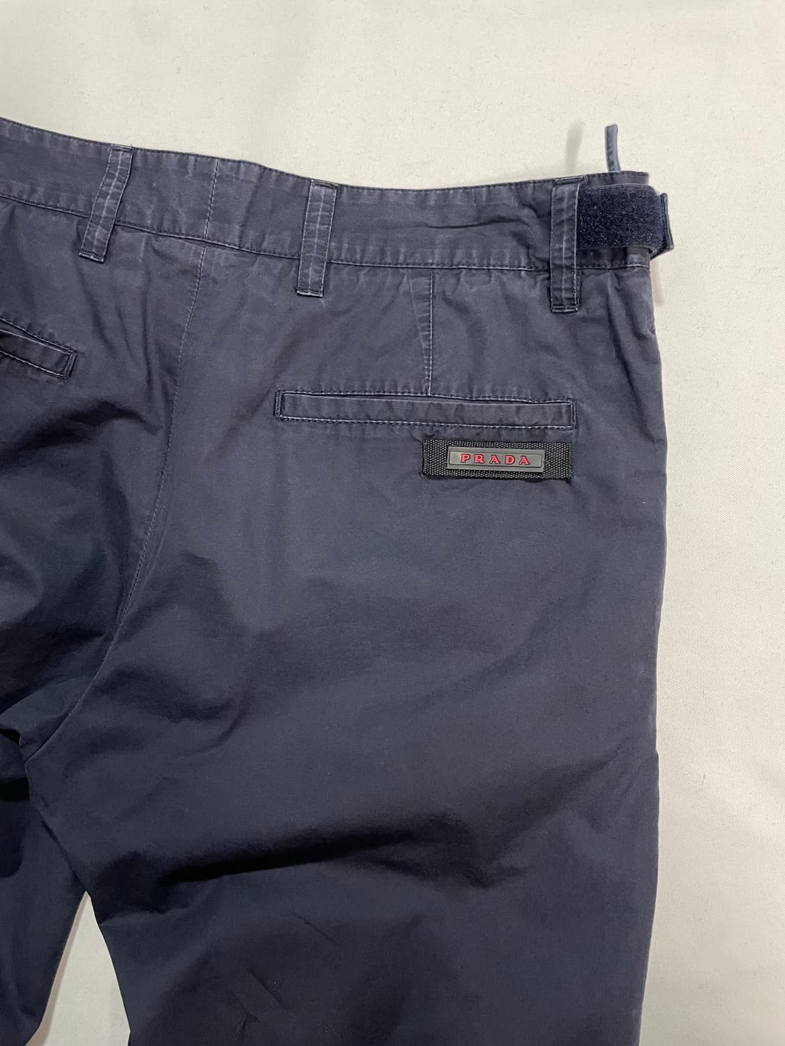 프라다스포츠 07ss 네이비 코튼 팬츠 상품이미지3