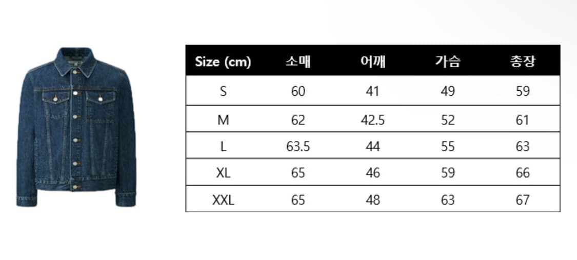유니클로/JW앤더슨콜라보 청자켓/M 상품이미지6