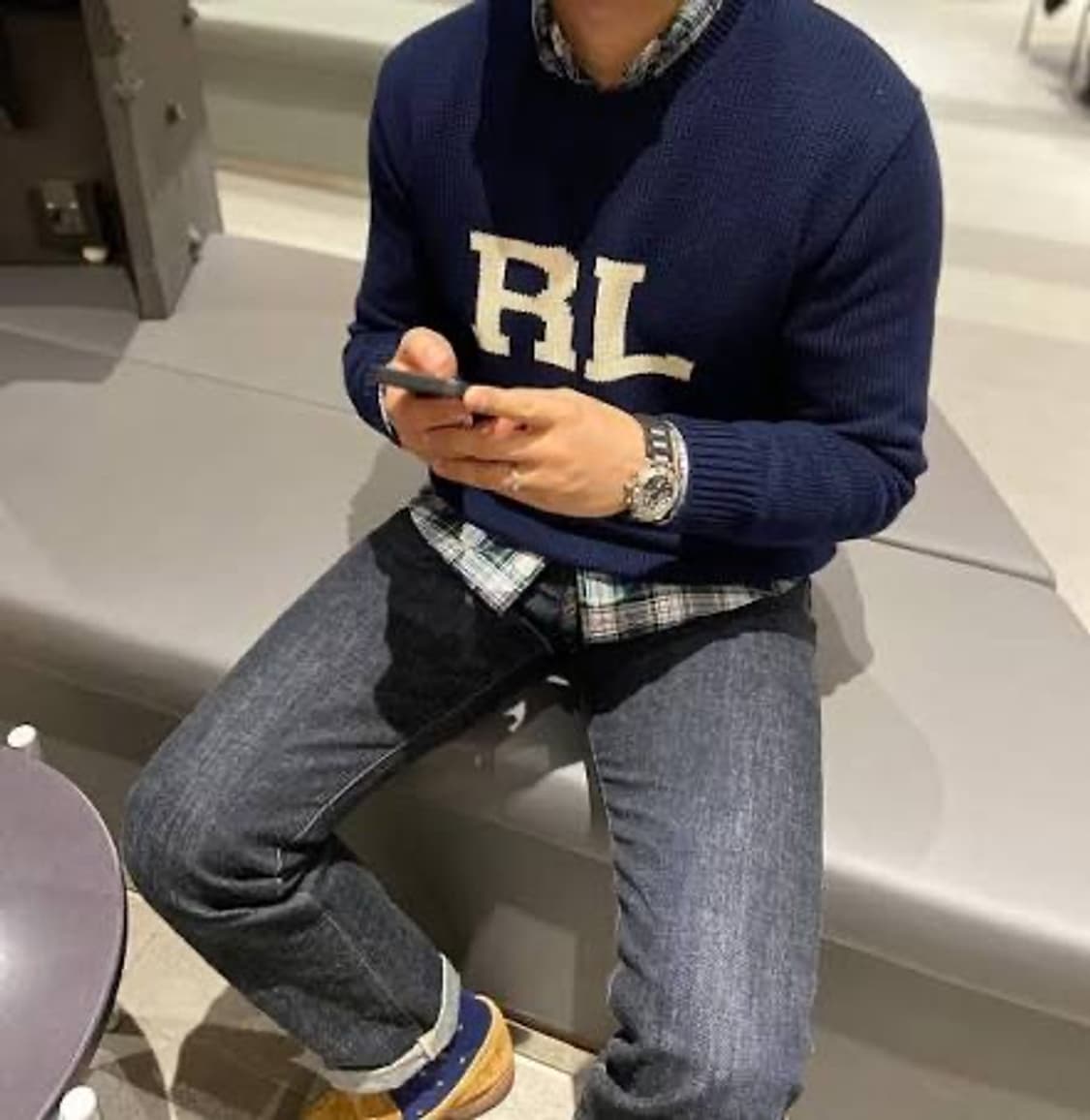 폴로 RL 니트 스웨터 XXL 상품이미지1