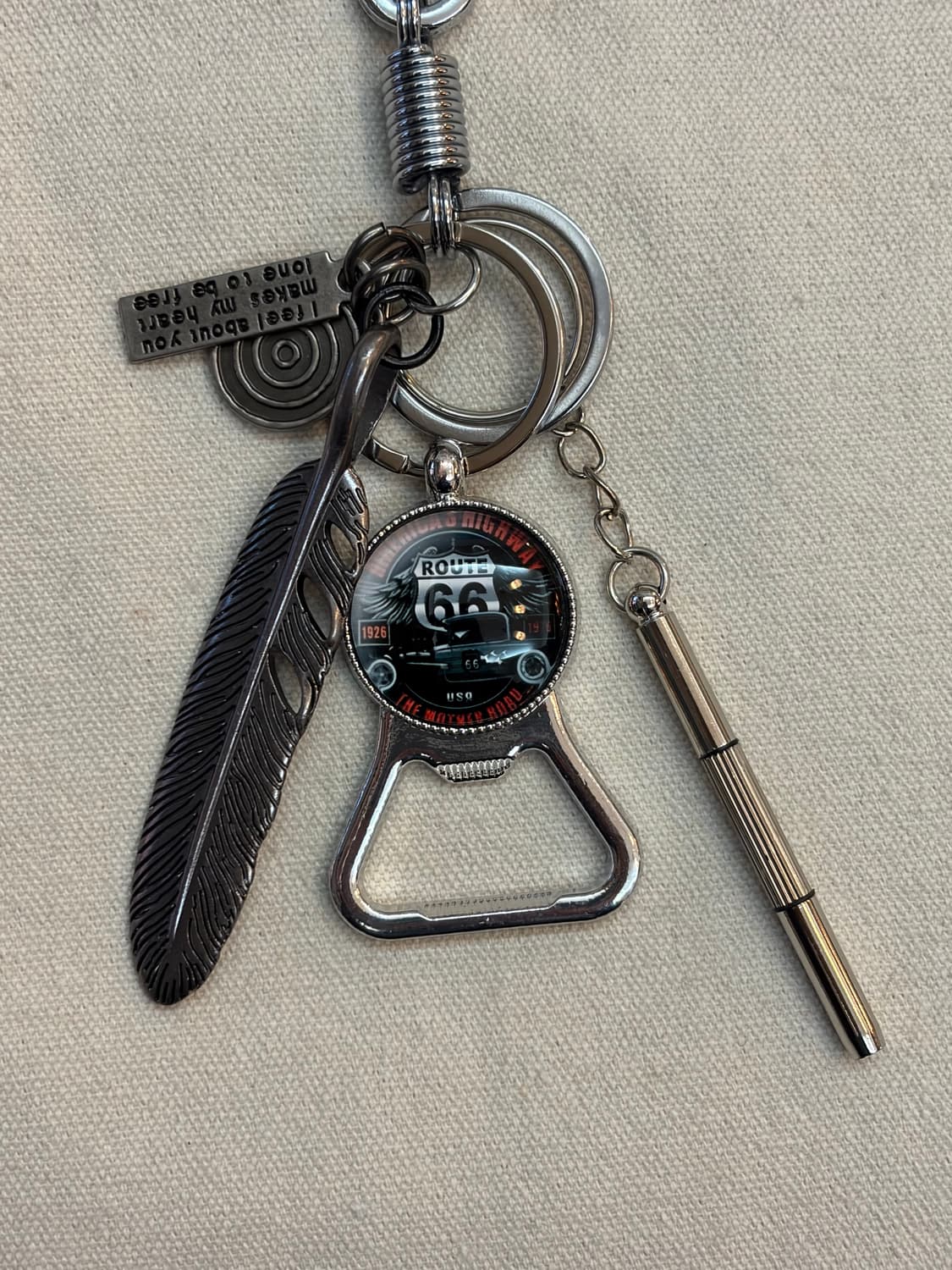 Route 66 빈티지 멀티 키링 상품이미지3