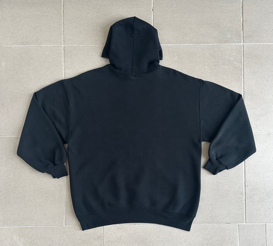 90s 빈티지 러셀 후드 블랙 XL USA 상품이미지2