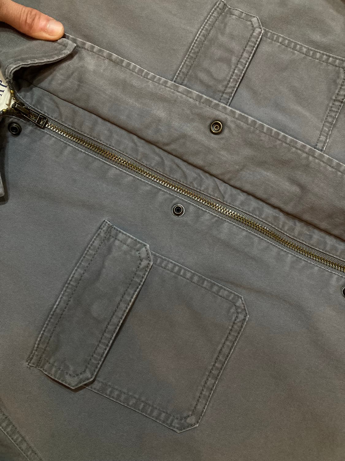 90‘s 올드 갭 코튼 사파리자켓 상품이미지4