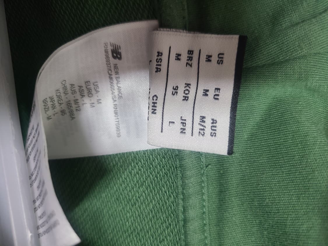 뉴발란스 그린색 후드티(55-66) 상품이미지6