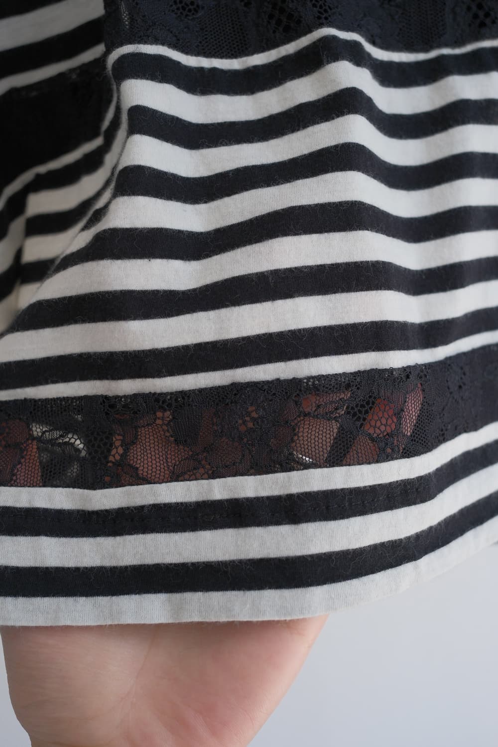 Lace stripe top 상품이미지9