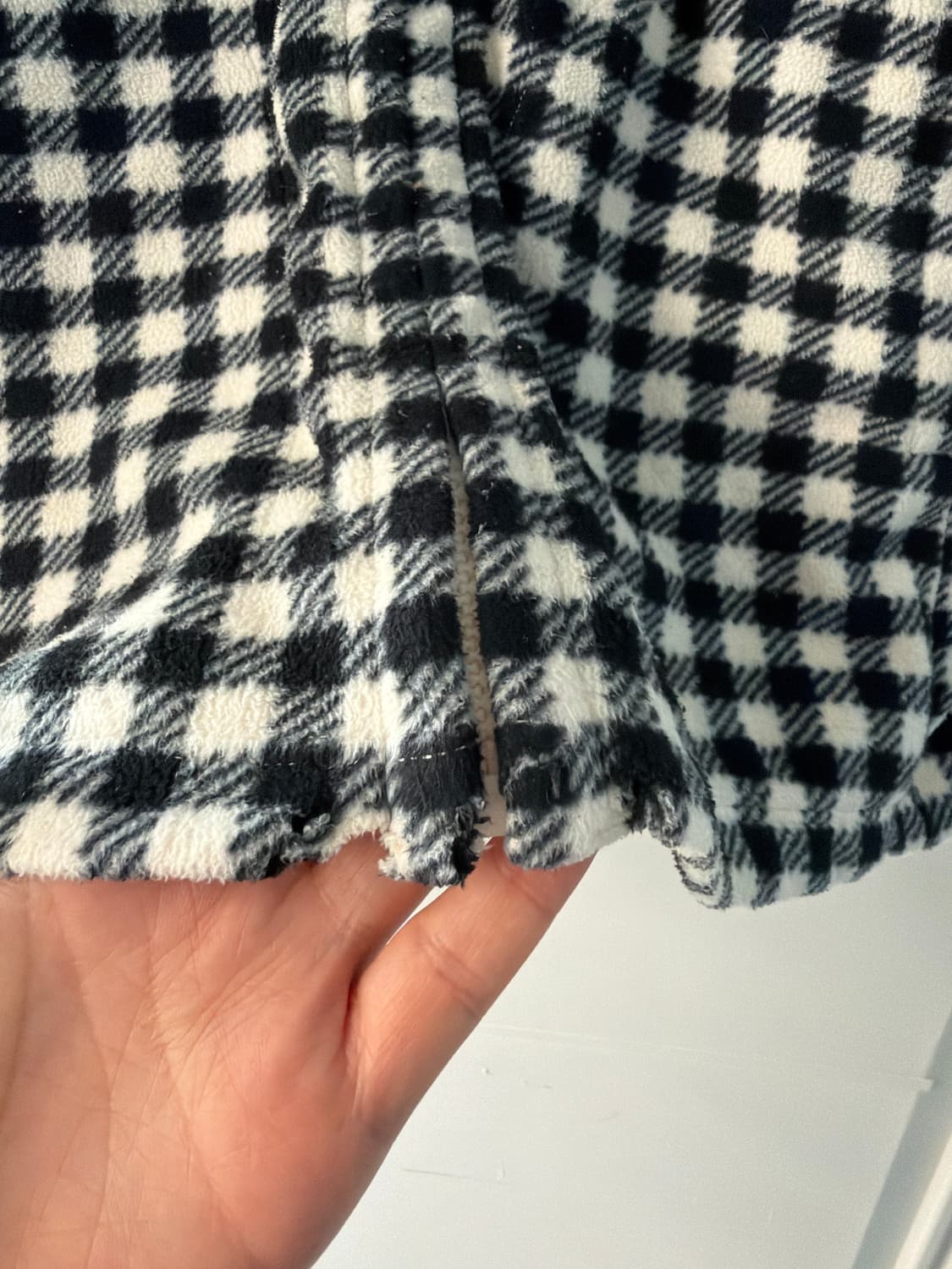 일본빈티지 모리 레이어드 후리스 체크 세트 상품이미지9