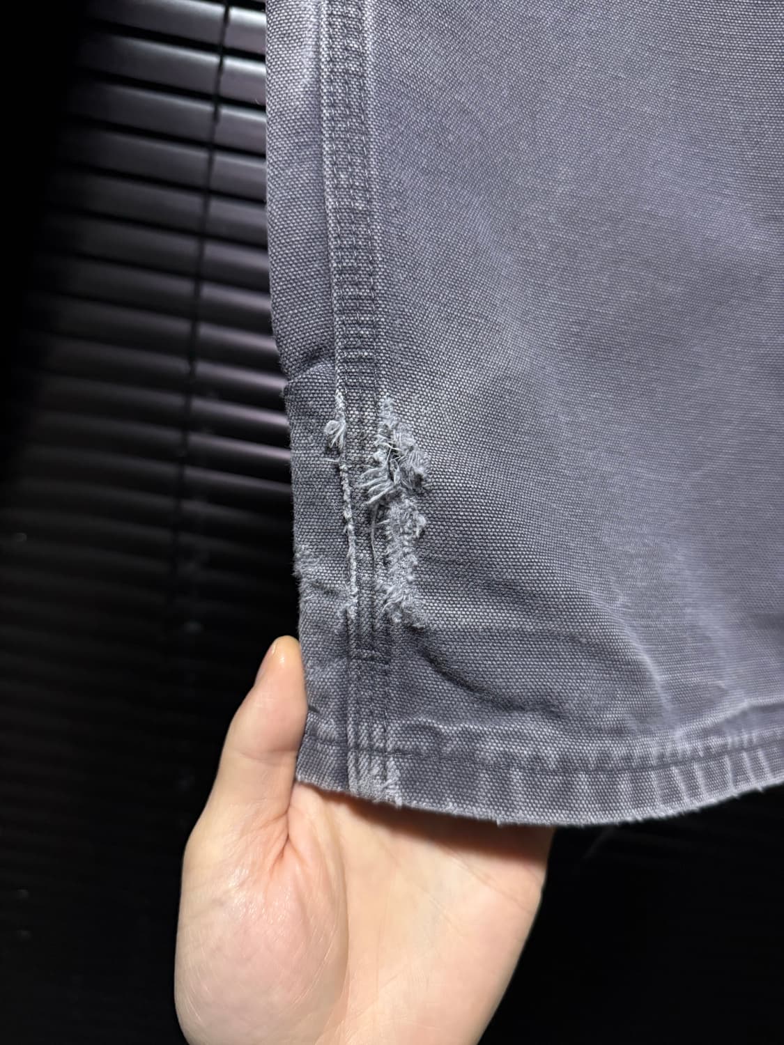 칼하트 싱글니 애쉬 그레이 연보라 카펜더 워크 팬츠 32 카고 와이드 상품이미지9