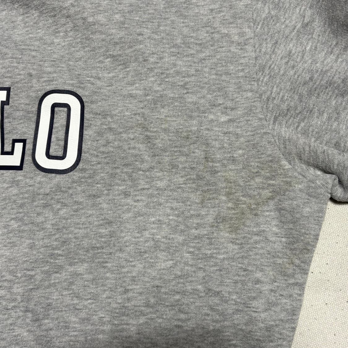 L 폴로랄프로렌 빅로고 그레이 맨투맨 상품이미지6