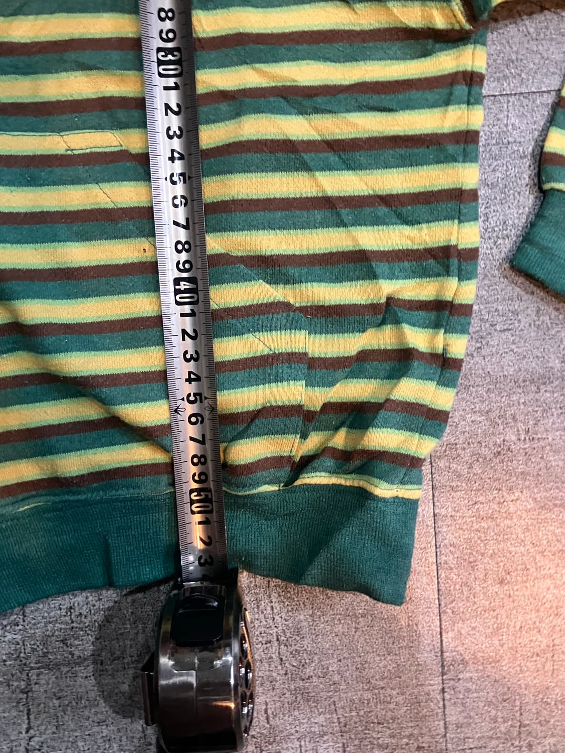 일본빈티지 Machope 올드스쿨아메카지 혁오풍 스트라이프 후드집업 상품이미지3