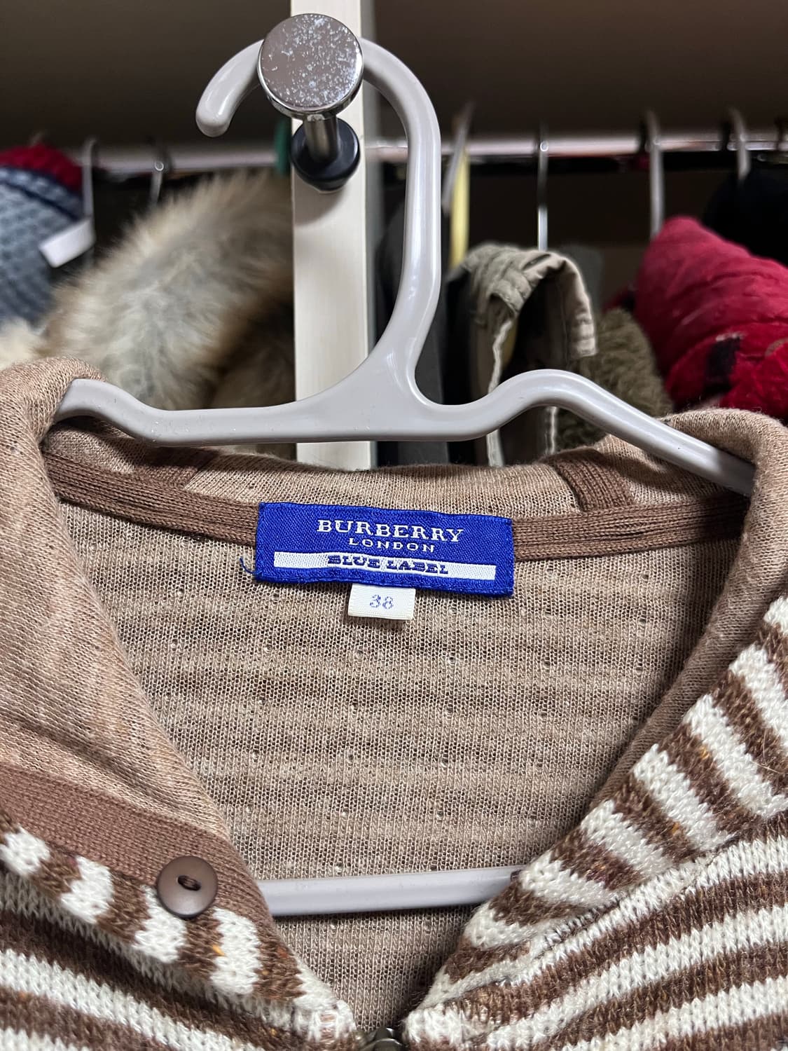 버버리 블루 라벨 달천깔 후드집업 상품이미지4