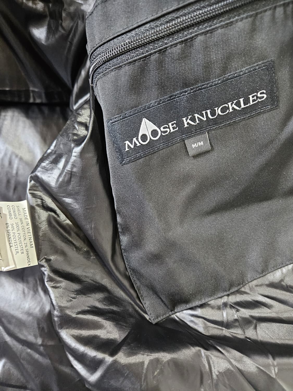 무스너클 블랙 코듀로이 패딩 shipyard jacket 상품이미지3