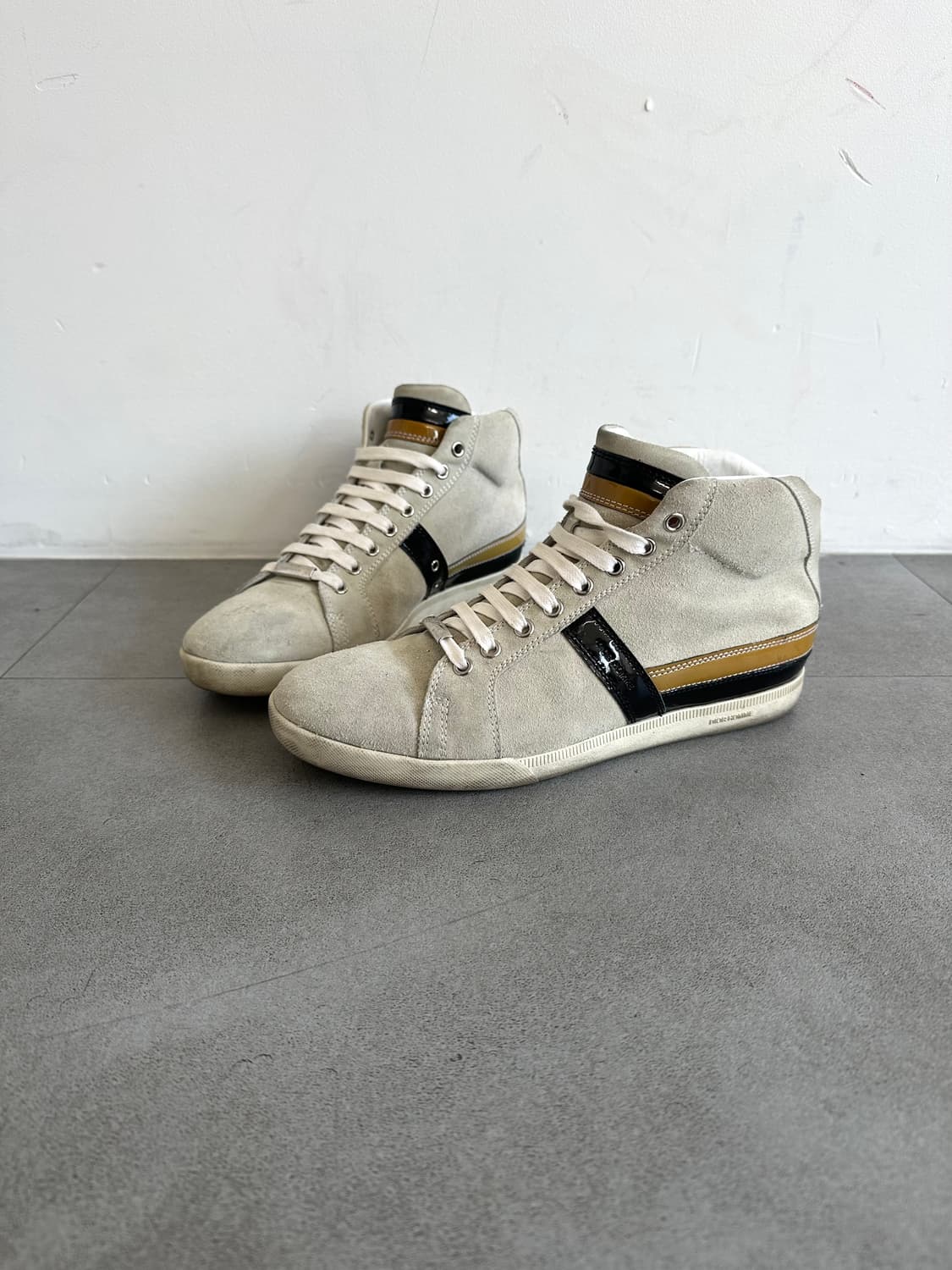 디올 옴므 07AW 에디슬리먼 스웨이드 하이탑 상품이미지2