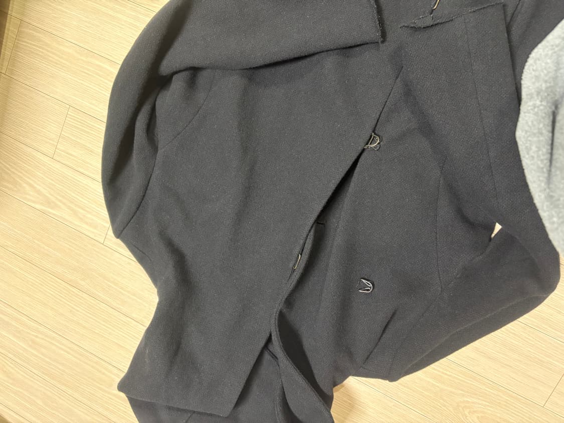 카즈유키쿠마가이 후드 더블레이어 코트 상품이미지4