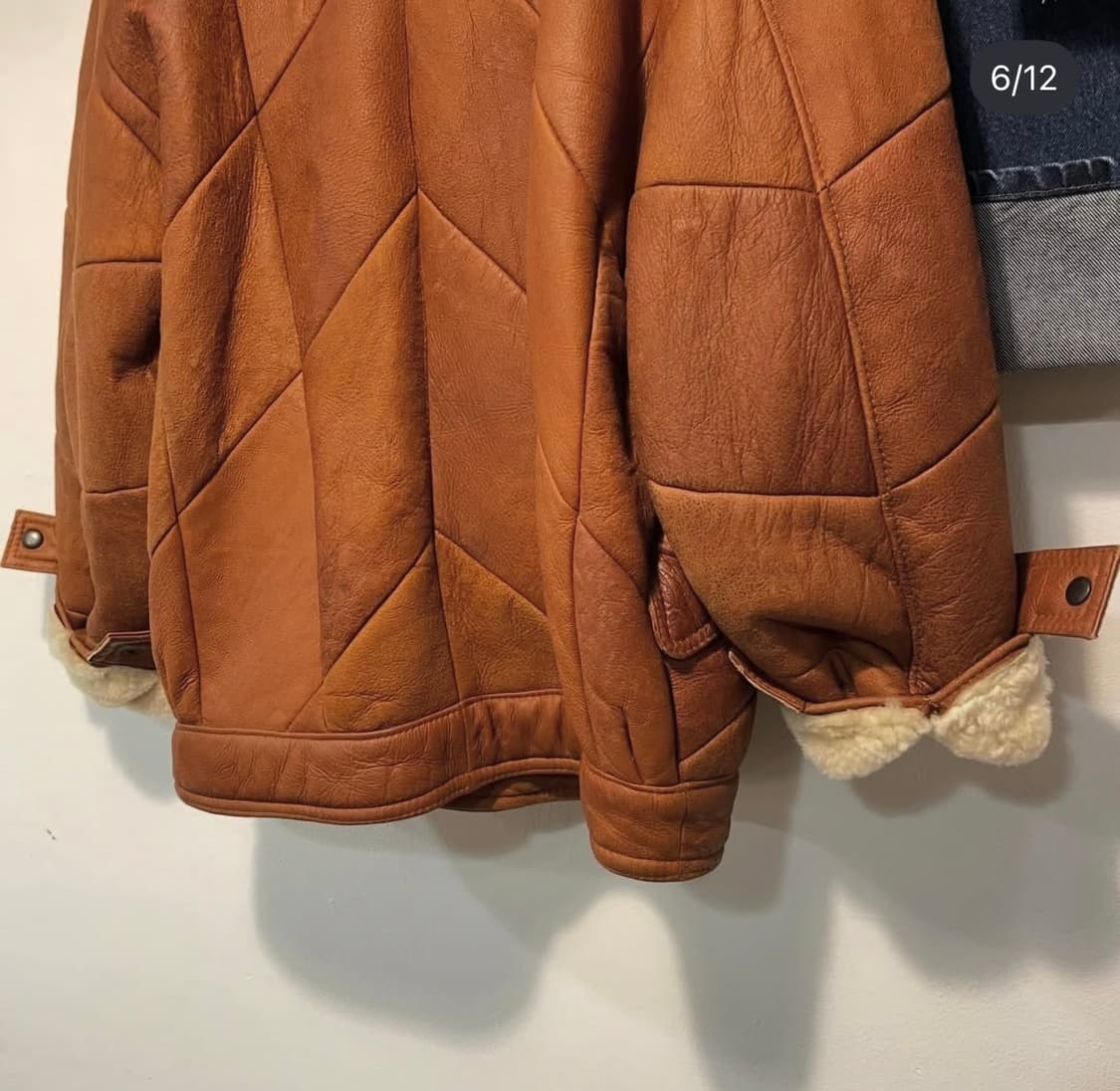 독일산 리얼 양모무스탕 상품이미지6