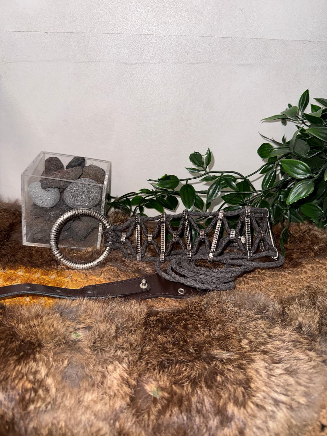 Bold ring strap knot buckle belt 상품이미지1