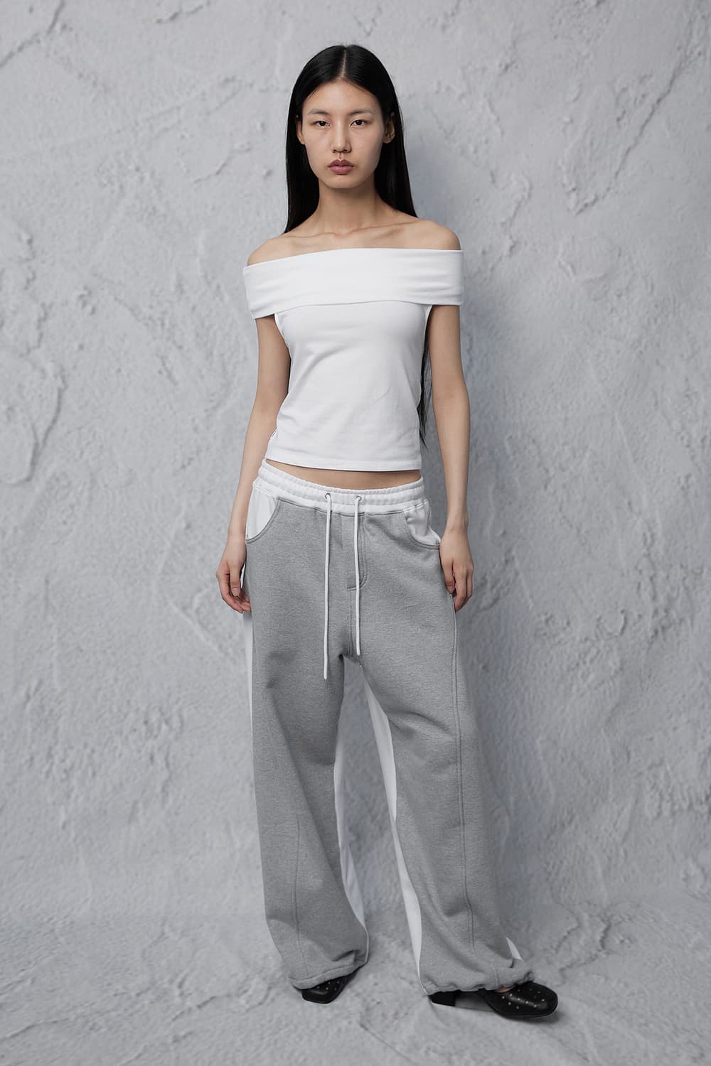 세릭 배색 팬츠 상품이미지3