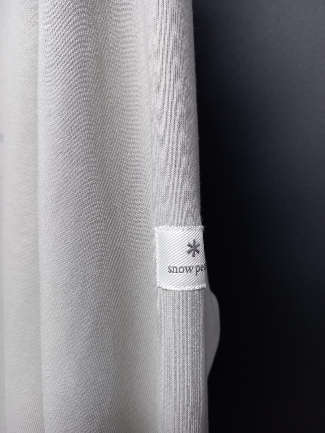 스노우피크 남성 춘추 민트그레이 맨투맨 M 슬림 L 상품이미지4