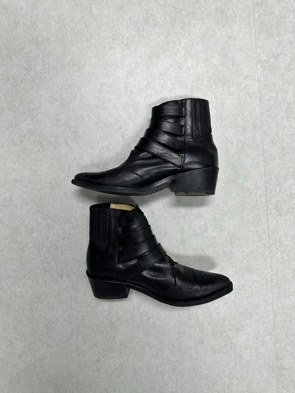  TOGA PULLA 가죽 버클 웨스턴 부츠  상품이미지2