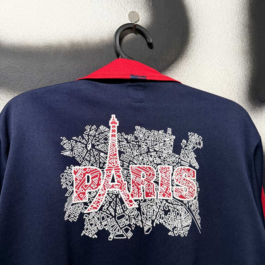 아디다스 우먼스 파이어버드 프랑스 파리 빅 프린팅 올드스쿨 집업 져지 상품이미지5