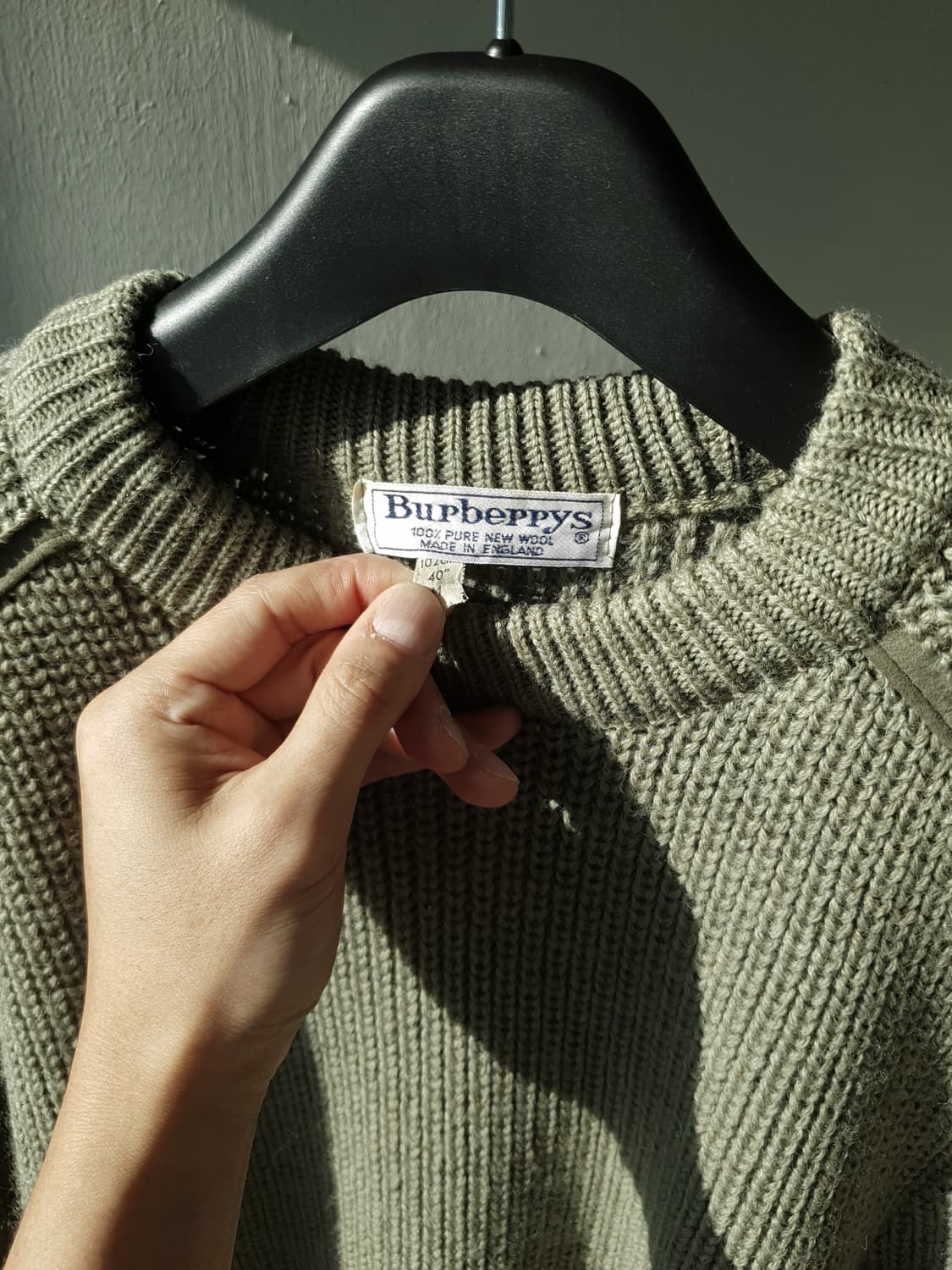 90s Burberry's military sweater 상품이미지4