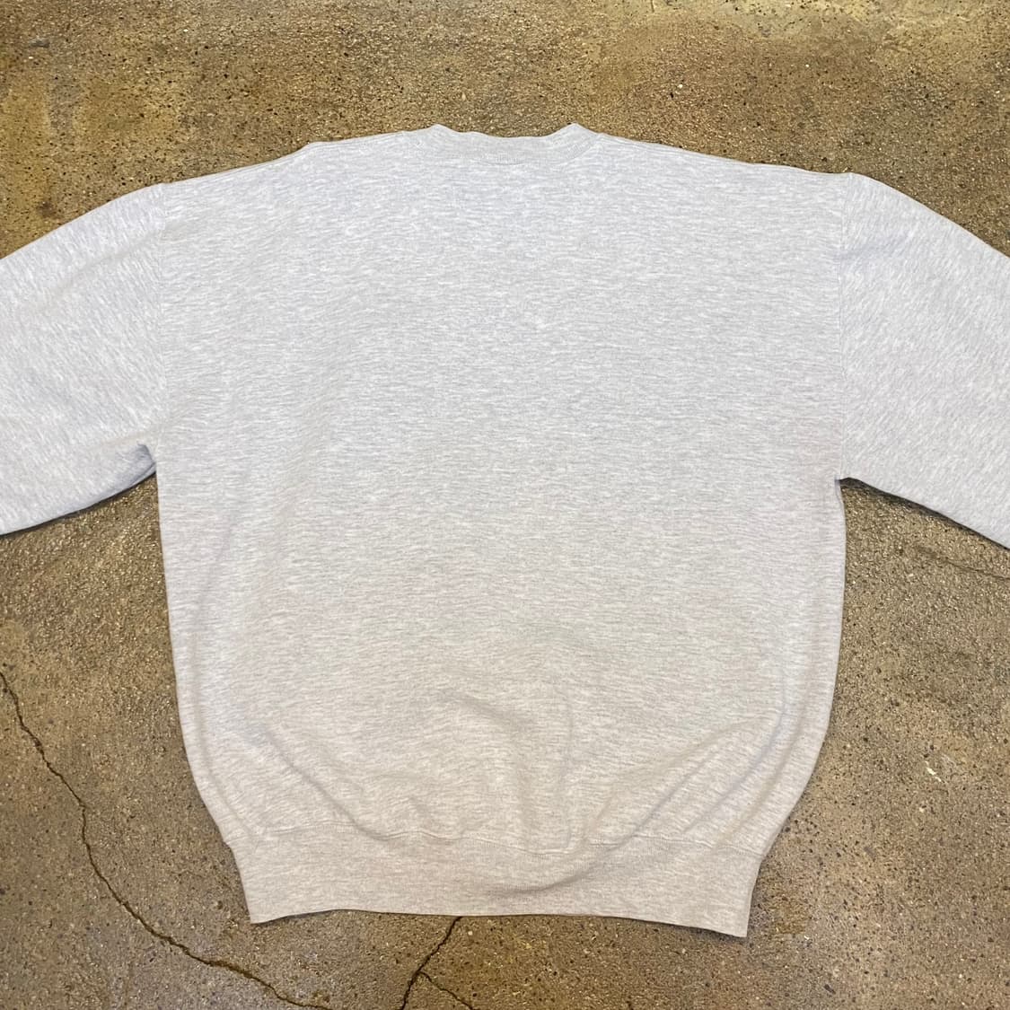 미국 빈티지 러셀 bombers 프린팅 멜란지 그레이 맨투맨 상품이미지6