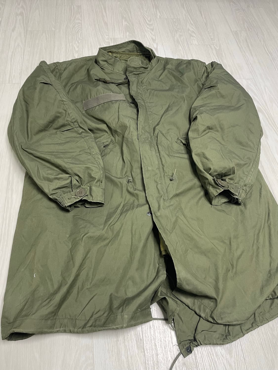 m65피쉬테일 데드스탁급 라지 og  개파카 셀마 84년산 상품이미지10