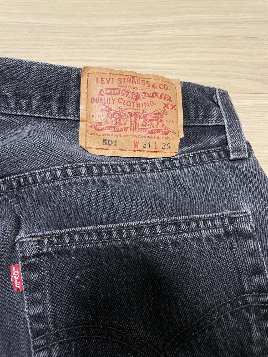 90s 빈티지 리바이스 501 블랙  상품이미지6